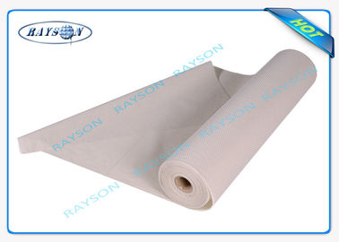 Tela anti no tejida con los puntos del PVC, materia textil casera del resbalón de los muebles