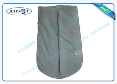 Grey Suit And Dress Covers, bolsos de la tela no tejida con la película del PVC