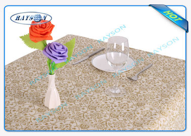 Eco - cubierta de tabla no tejida cubierta PVC amistosa para el banquete de boda