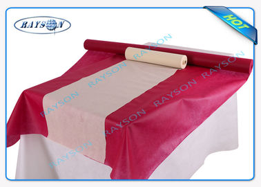 Manteles rosados no tejidos de la tela de los trapos de limpieza de los PP Seasame