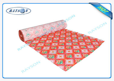 Tela no tejida impresa amistosa no tóxica de Eco Pp para la cubierta de colchón/el material del paquete