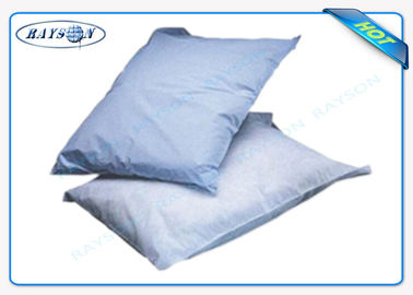 Logo Airline Non Woven Fabric impreso empaqueta al OEM de la cubierta del reposacabezas de la cubierta de la almohada