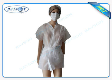 Película laminada médica no tejida blanca y azul de la tela no tejida PE de los PP para los productos del hospital