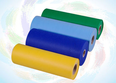 Reciclaje de los materiales de impermeabilización no tejidos coloridos de Rolls de la tela de los PP Spunbond