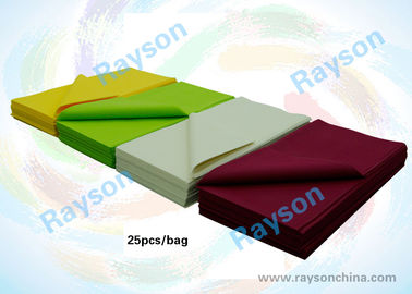 Mantel no tejido impreso colorido de Spunbond para el restaurante/el hotel