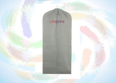 Polipropileno Spunbond que imprime bolsos no tejidos de la tela no tejida de la cremallera de la cubierta del traje