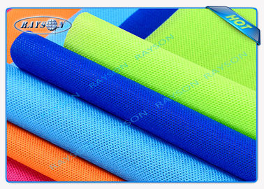 Colores no tejidos materiales de Spunbond 80gsm de la tela de los Pp del paquete verde/azul diversos