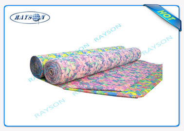 Tela no tejida impresa amistosa no tóxica de Eco Pp para la cubierta de colchón/el material del paquete