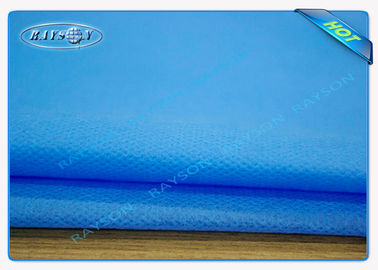 Tela médica no tejida azul de SMS para los vestidos quirúrgicos/la toalla de funcionamiento