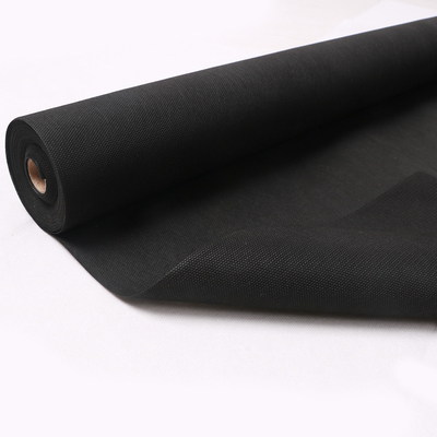Negro no tejido hidrofílico 100gr de la tela del control de malas hierbas del jardín del geotextil resistente