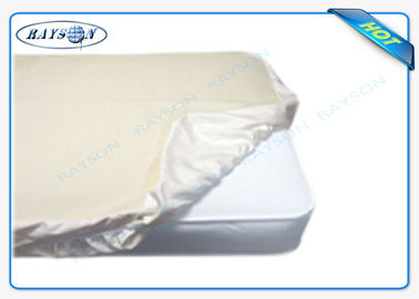 Tela material de la cubierta de colchón de la tela no tejida de los PP Spunbond de la bolsita de té, tela no tejida de TNT