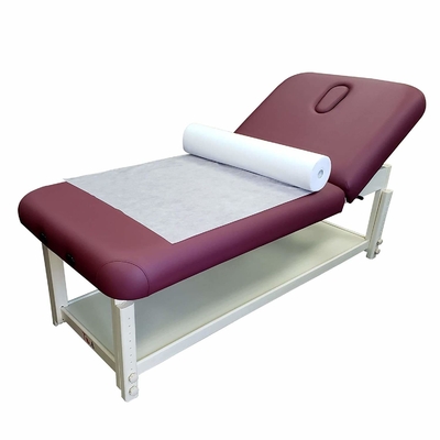Rollo no tejido precortado disponible de la cubierta de tabla del masaje de la prenda impermeable de la sábana de los PP
