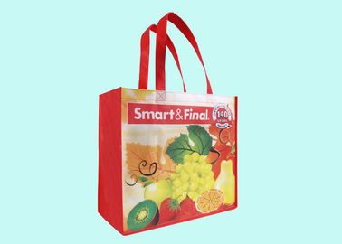 Los bolsos reciclables de la tela no tejida del supermercado modificaron bolsos de compras para requisitos particulares con la manija