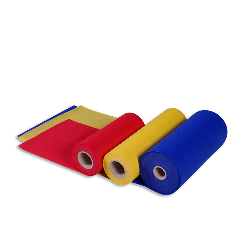 Tela no tejida amarilla azul roja Rolls de los PP Spunbond para los bolsos de compras